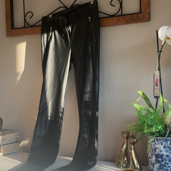 Wilfred Black Textured Pants - Picture 1 of 9